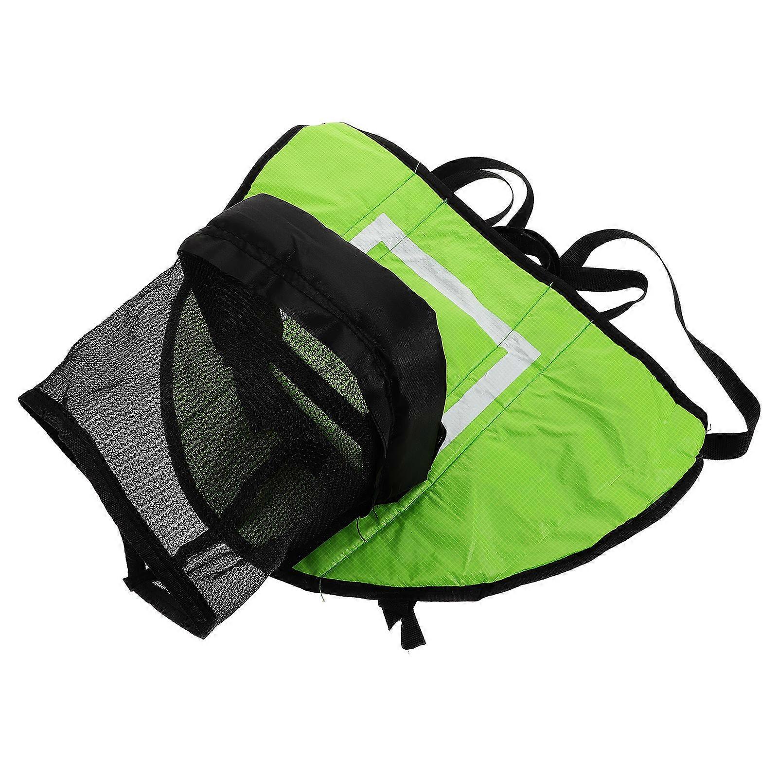 Trampoline Basketball Rack for Indoor Exercise and Play 3Pcs Green