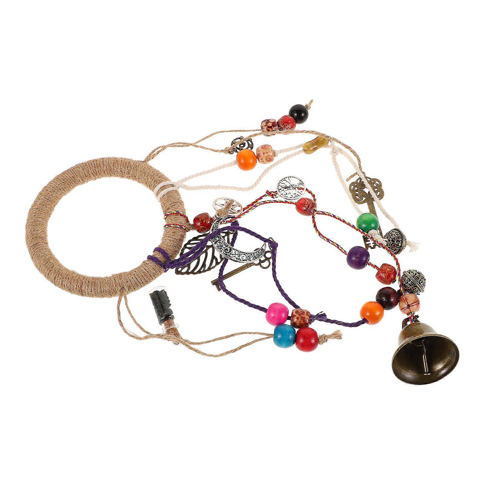 Bohemian Style Decorative Hanging Bell Wind Chime 5Pcs Set