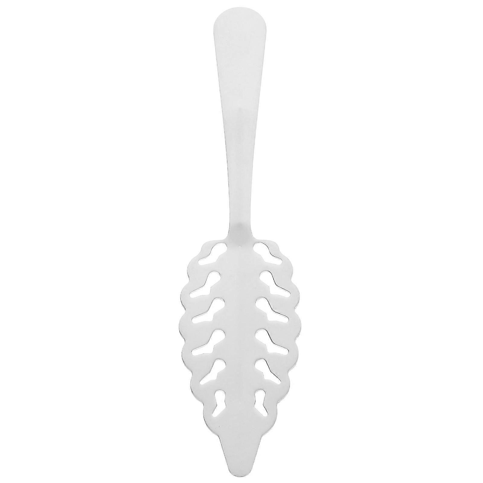Silver Absinthe Spoon for Bar with Practical Hollow-Out Filter 5Pcs Set