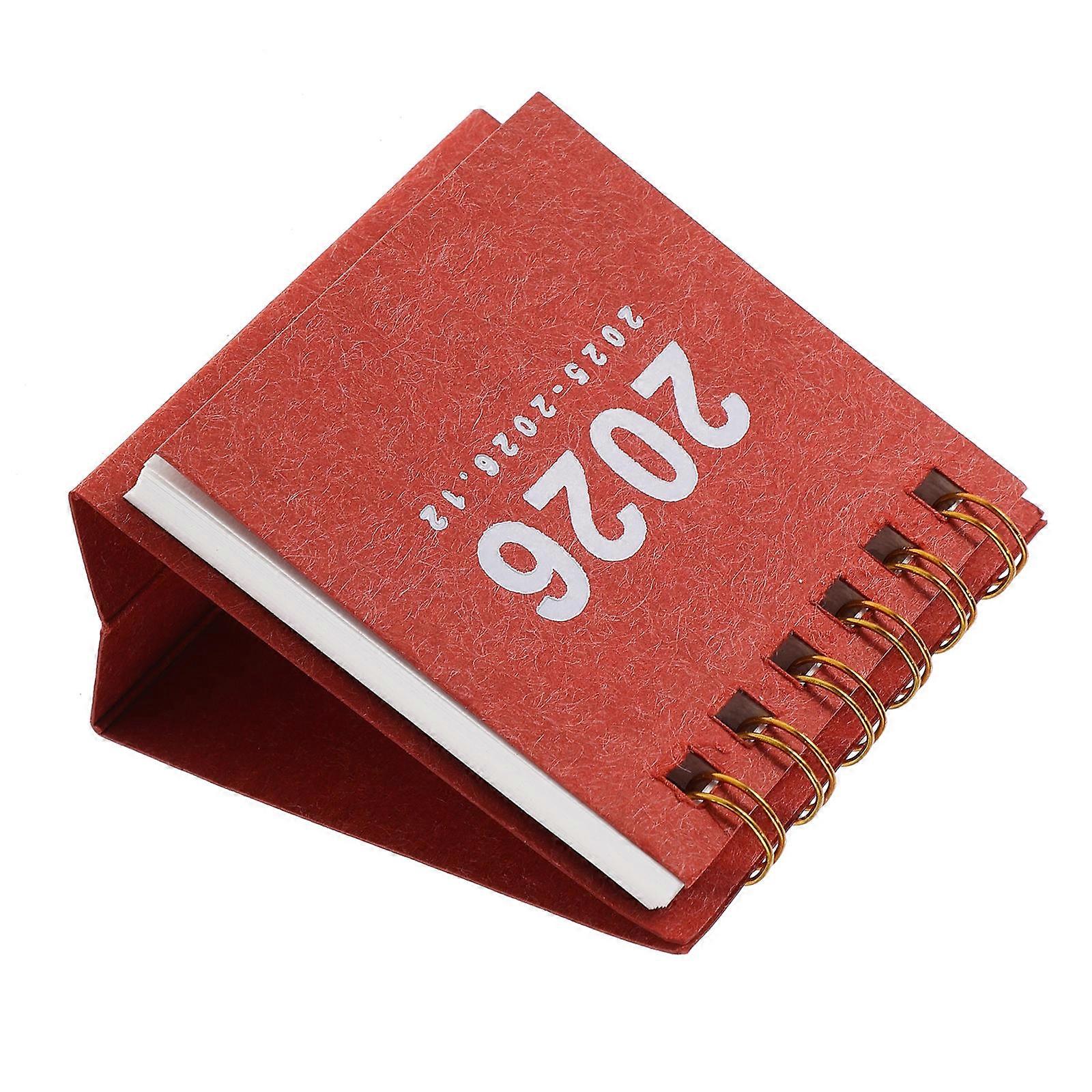 Small Desktop Calendar 2026 For Appointment Scheduling With Minimalist Design Perfect For Any Workspace 1Pcs