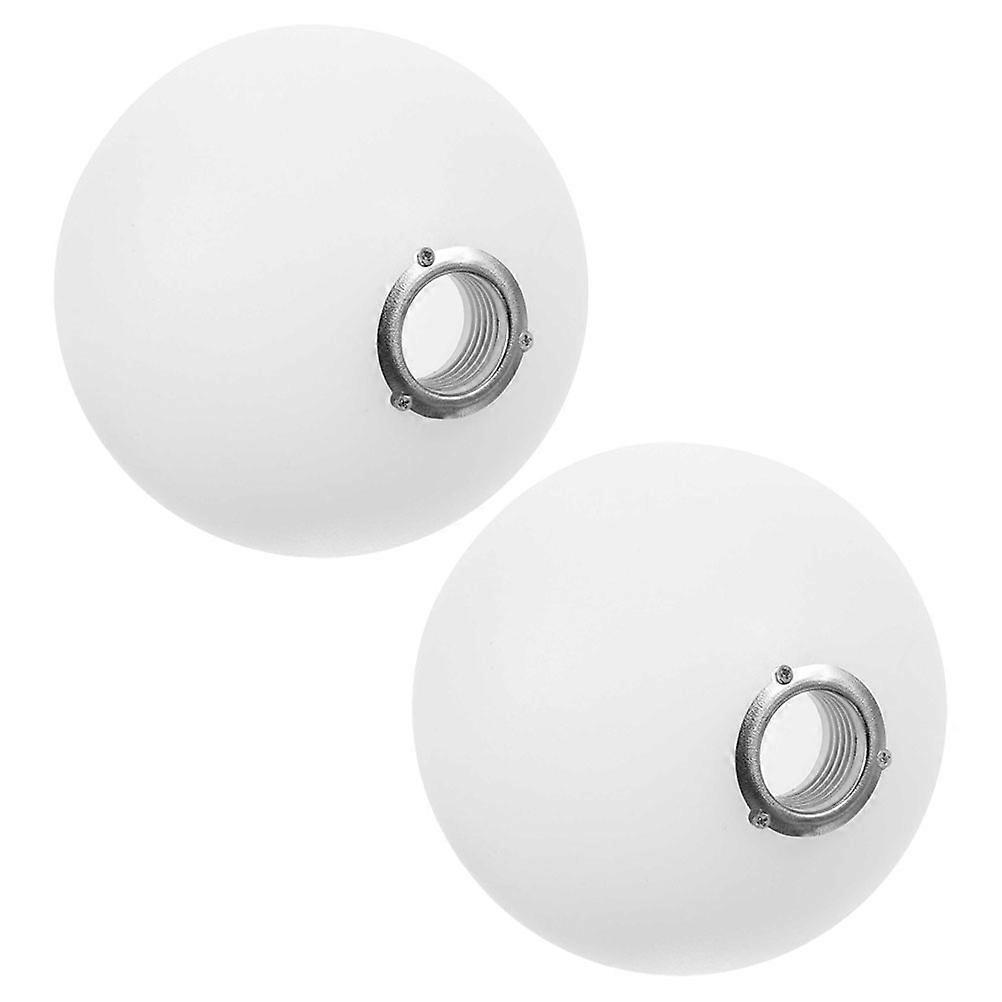 Globe Lamp Shade Replacement 4Pcs White Acrylic Porch Globe Light Cover Secure