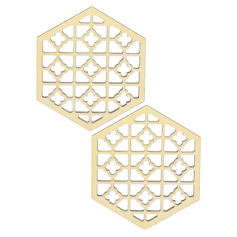 Durable Erhu Sound Windows for Instrument with 4Pcs in Khaki