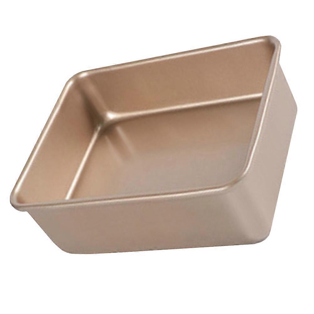 Golden Non-Stick Cake Pan for Kitchen Use Bread Pan 3Pcs
