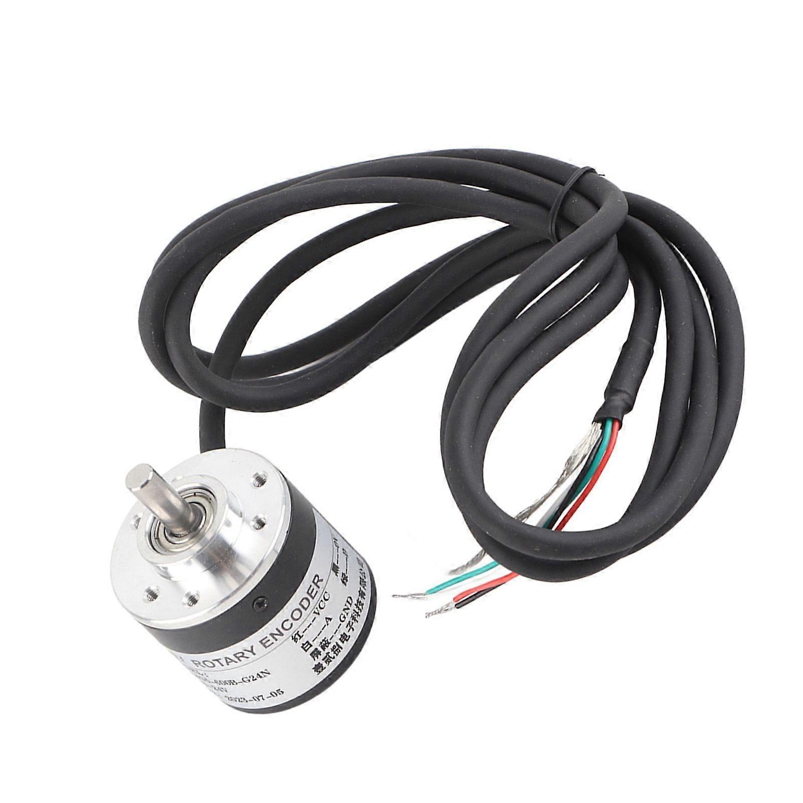 600P/R Magnetoelectric Incremental Rotation Encoder 5V24V AB 2Phases Shaft 6mm