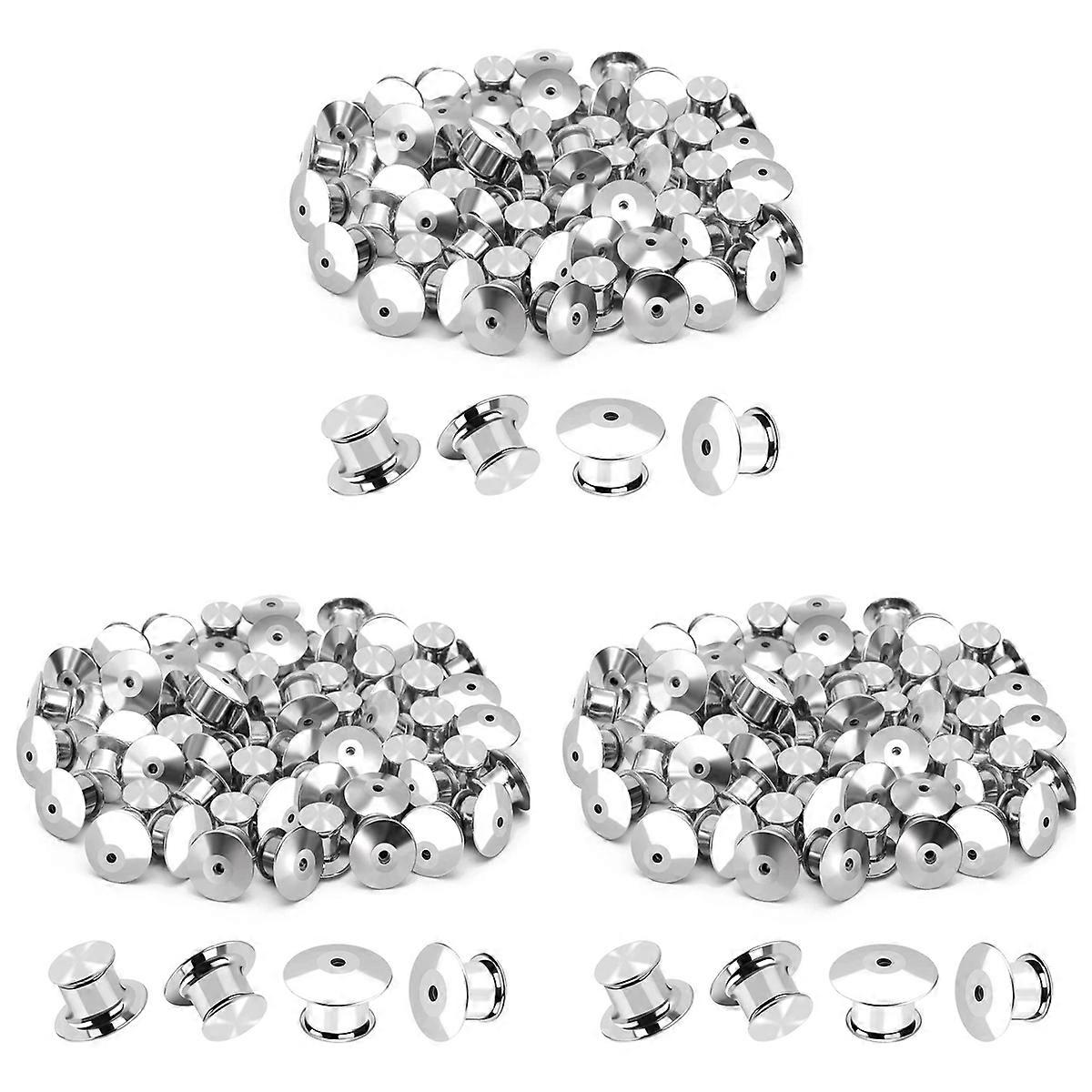 100PCS Locking Pin Back Locking Pin Retainer Buckle,for Brooch Enamel