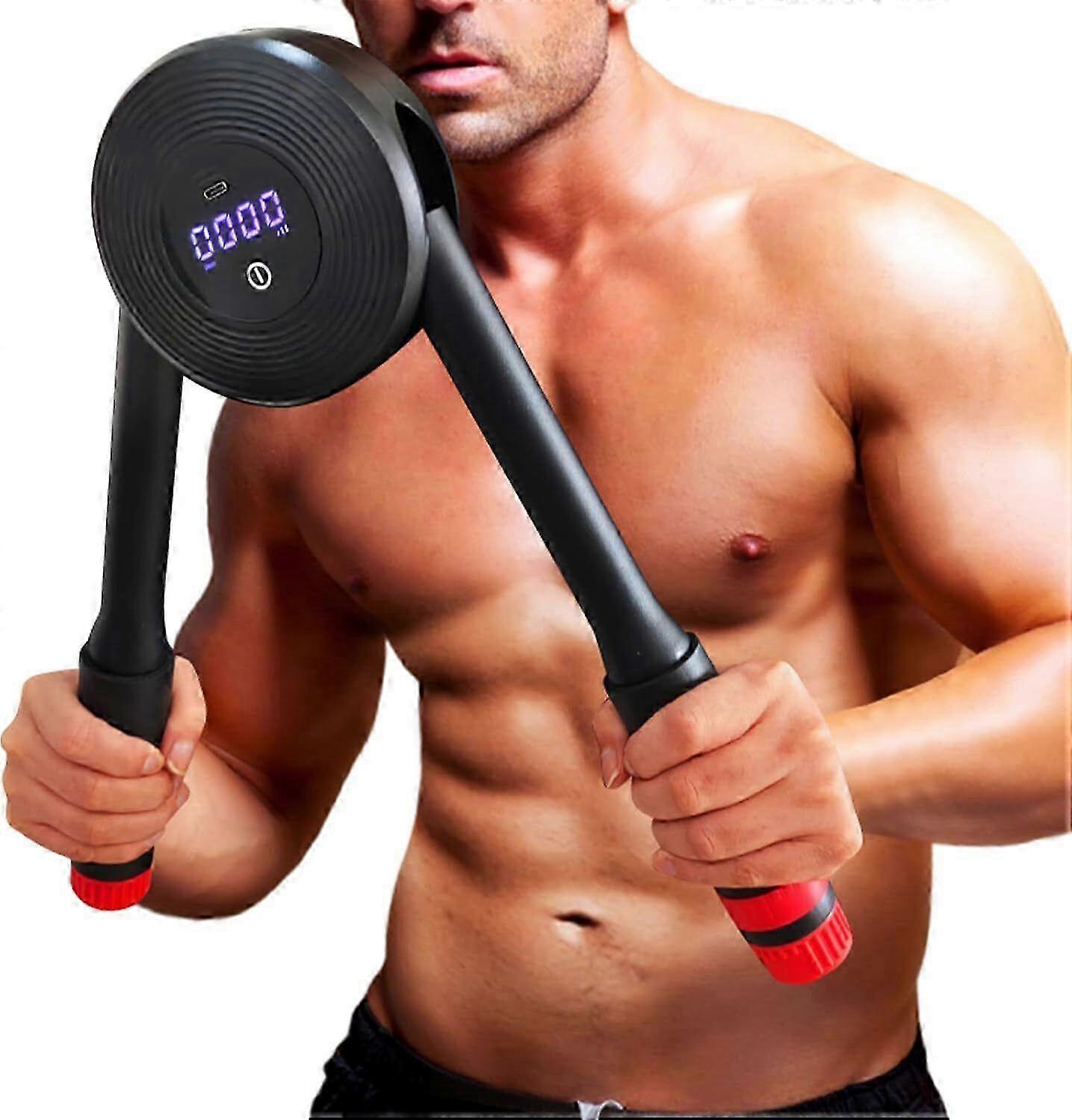 adjustable hydraulic arm exerciser with intelligent counting, 22-440 lbs capacity