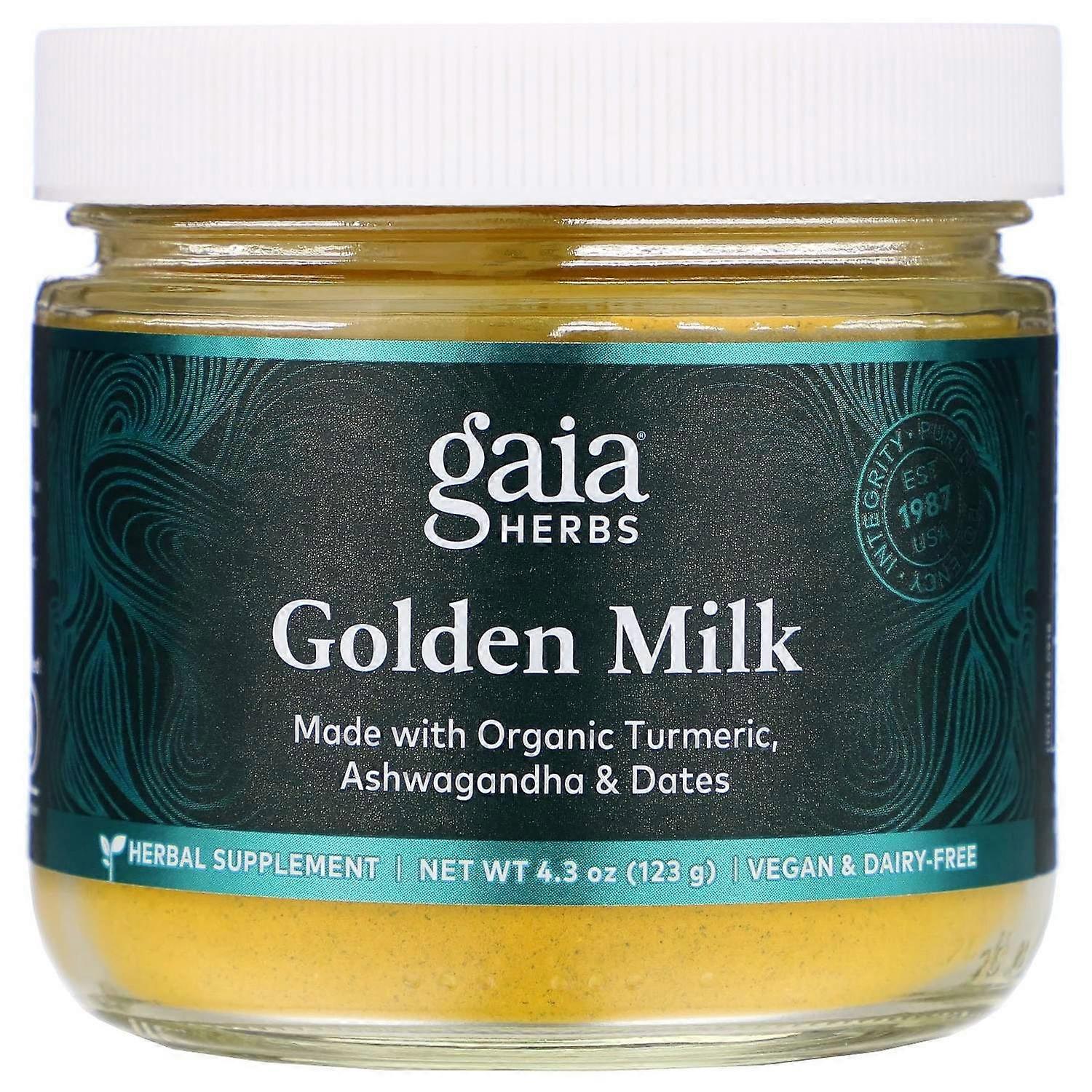 Gaia Herbs, Golden Milk, 4.3 oz (123 g)