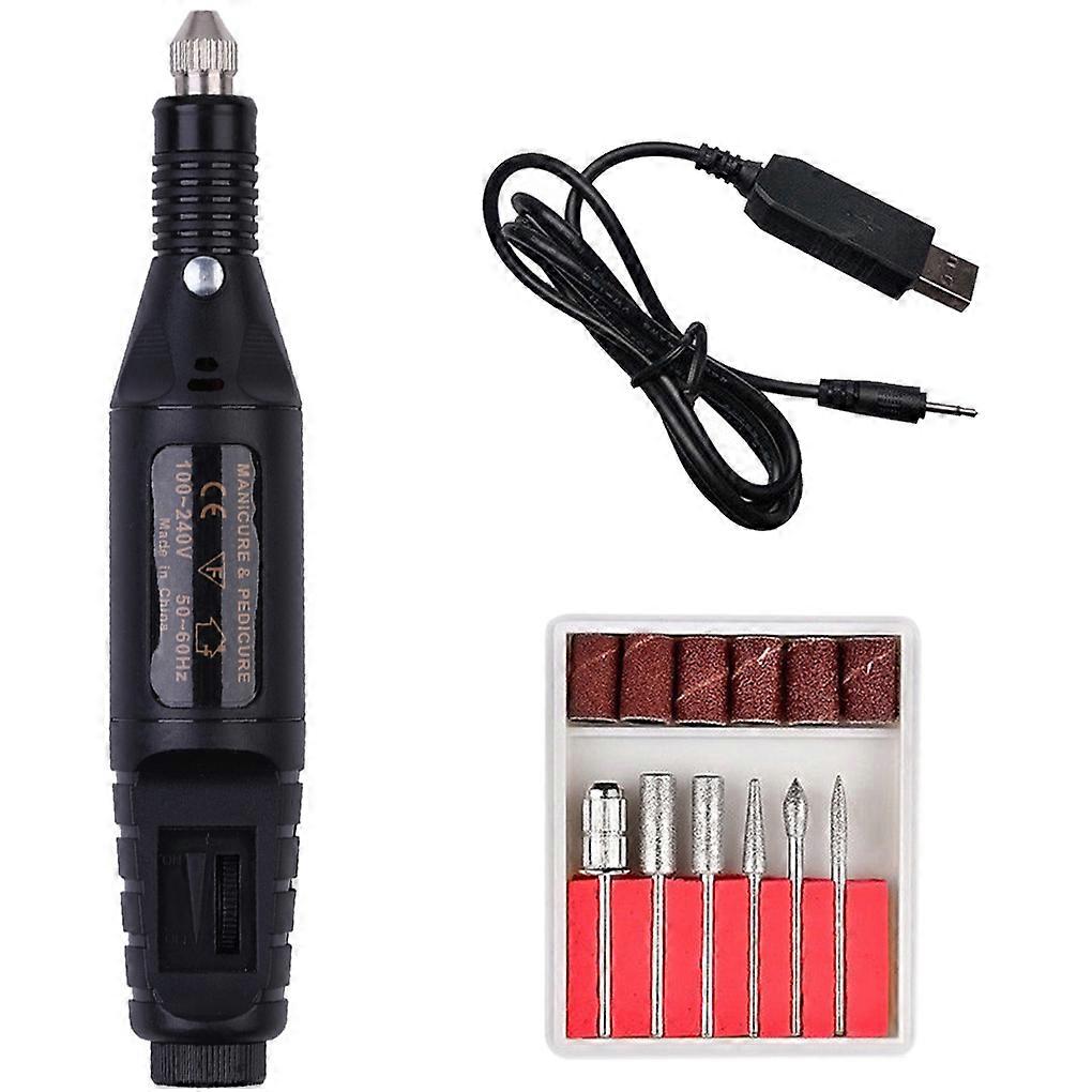 1 Set Electric Nail Drill Bits File Tool Machine Art Manicure Pen for Shaper Machine