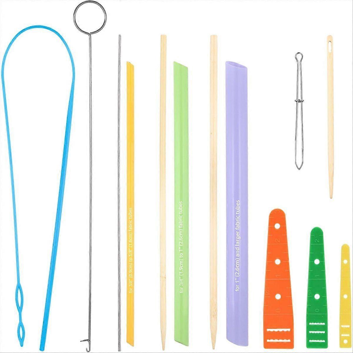 13pcs Quick Turn Fabric Set, for Sewing Threading Crafting & DIY Threader Projects Practical Sewing