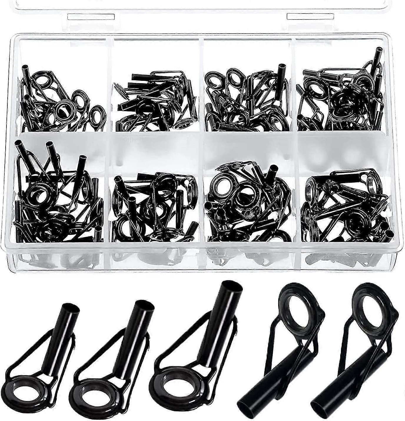 Fishing Rod Tip Repair Kit with Eyelets and Guides