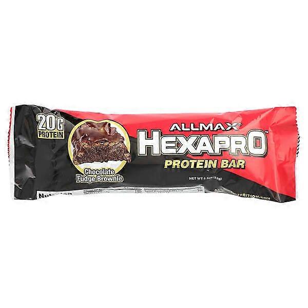 ALLMAX, Hexapro™, Protein Bar, Chocolate Fudge Brownie, 1.9 oz (53 g)