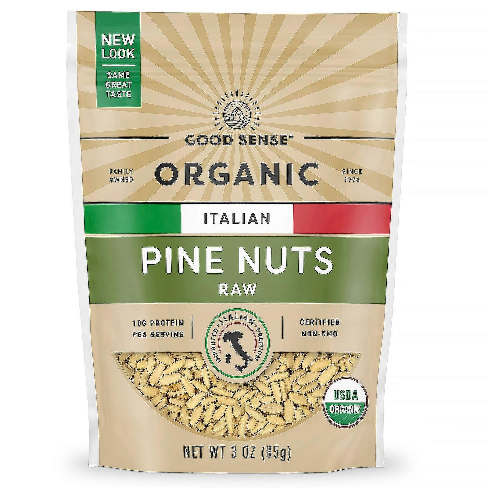 Organic Italian Pine Nuts, Raw, 3 oz (85 g)