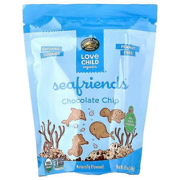 Love Child Organics, Sea FriendsÃÂÃÂ¢ÃÂÃÂÃÂÃÂ¢, Chocolate Chip Cookies, 4.9 oz (140 g)