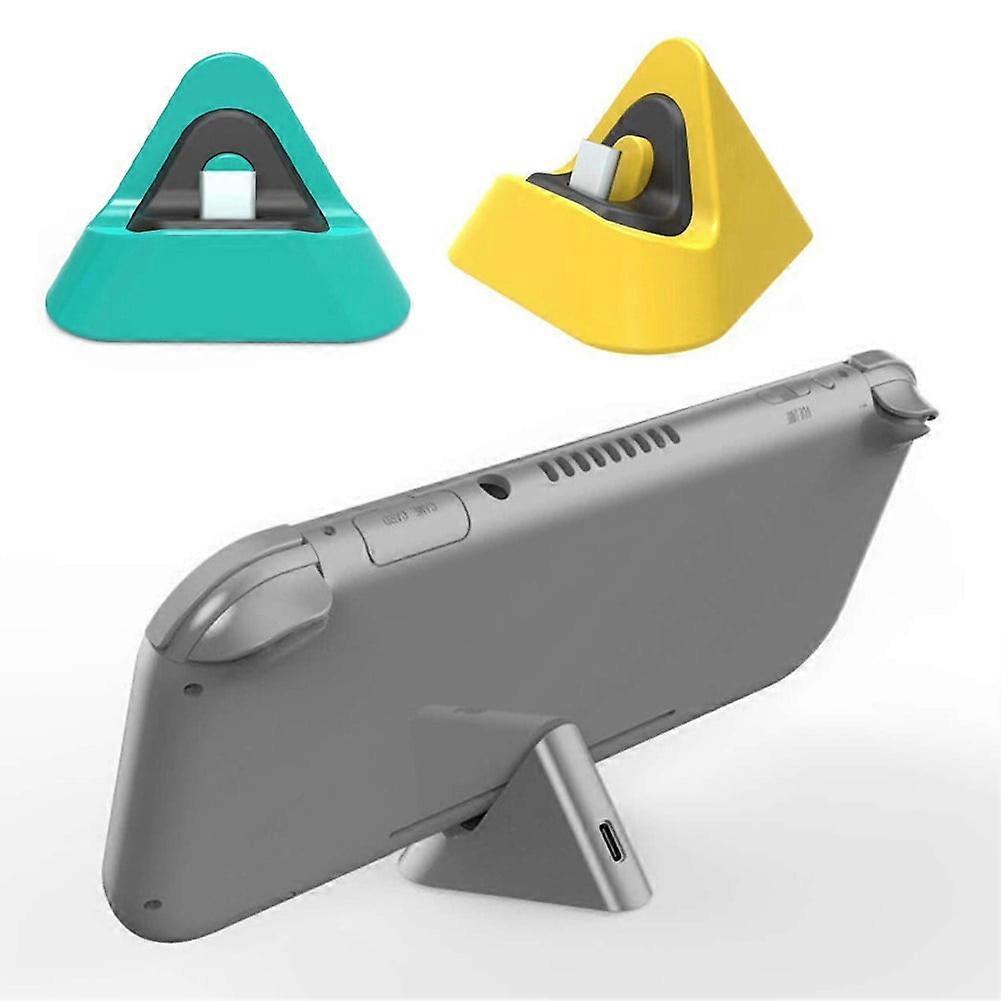 SUSUchens Portable Type-C Charging Stand Dock Station Triangle Charger for NS Switch Lite