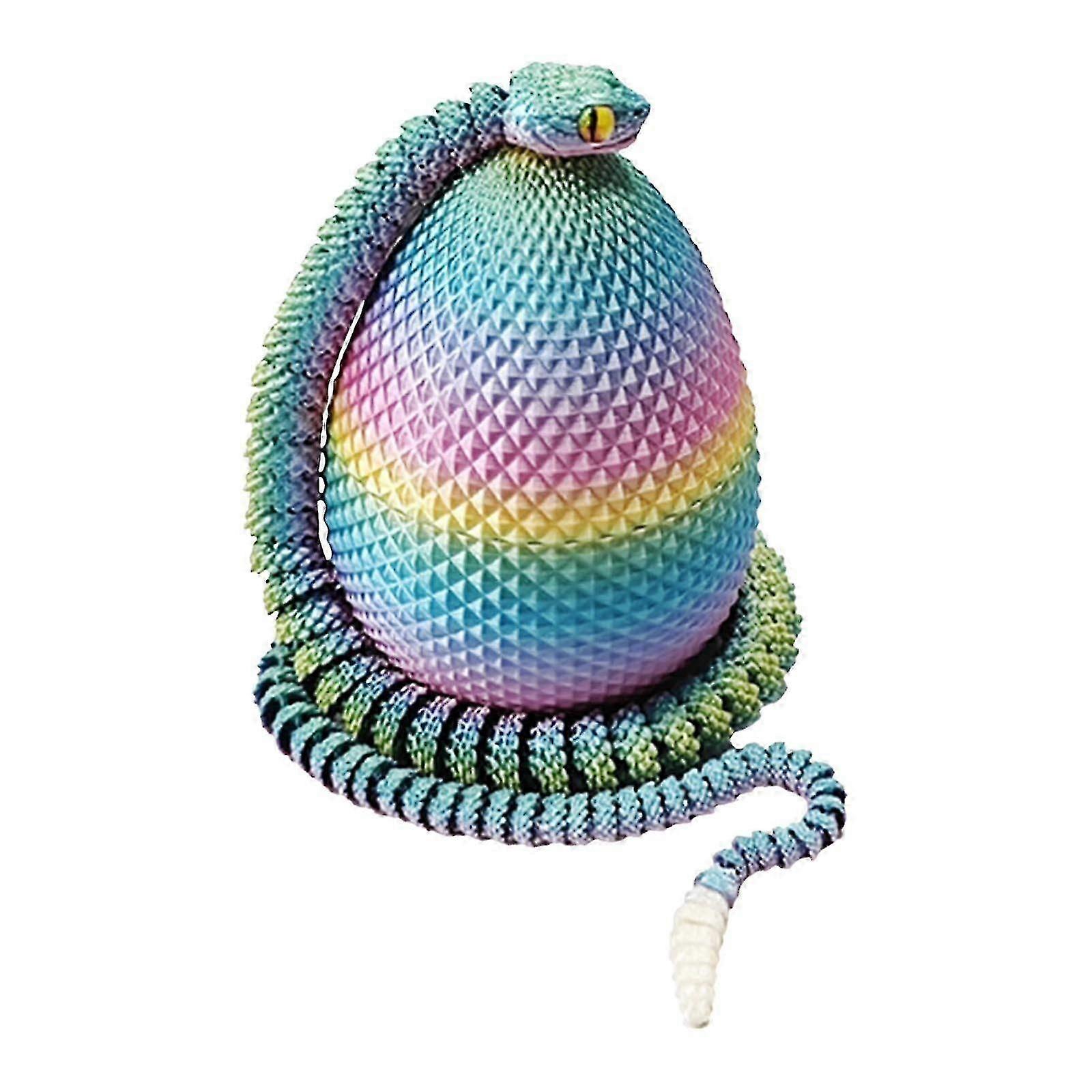3dprinted Ornament Rattlesnake Simulation Home Car Accessories Decompression Toys Birthday Prank Gifts
