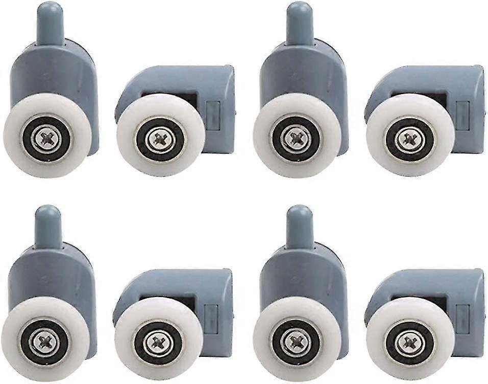 Shower Door Rollers Single Shower Door Rollers Includes 4 Upper Rollers 4 Lower Rollers Compatible With B