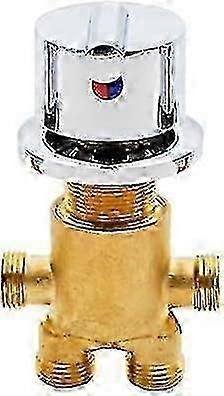 Solid brass mixer tap for bathtub with single handle operation