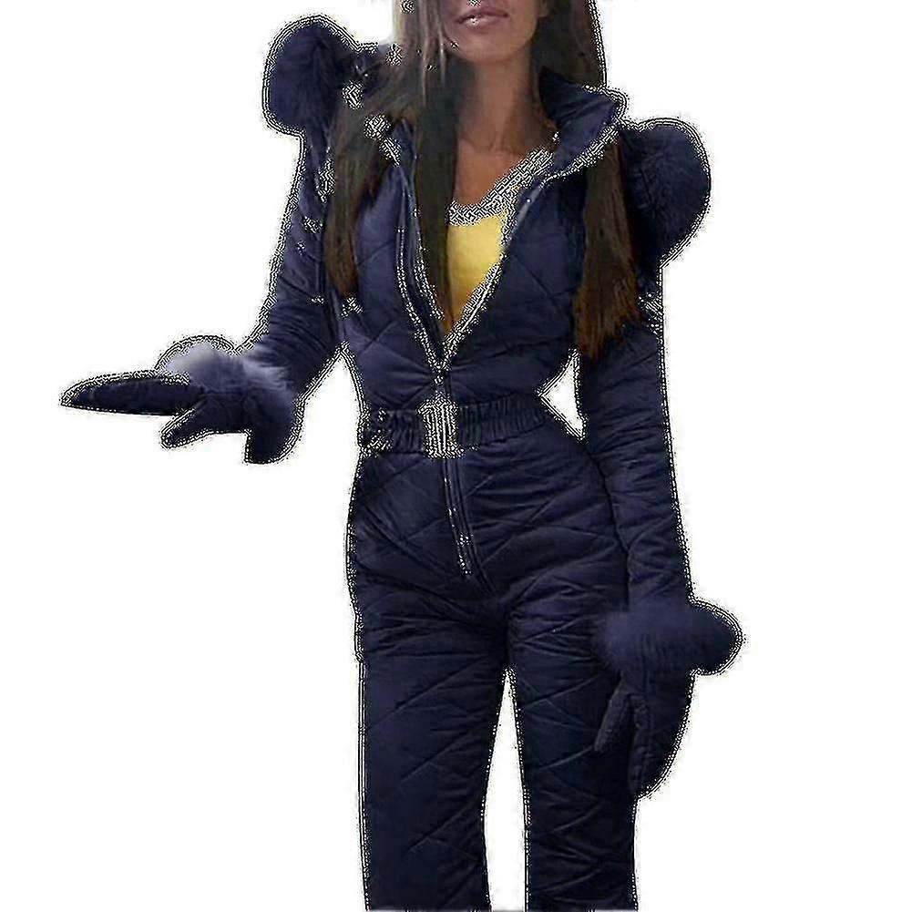 חליפת שלג תרמית עמידה למים לנשים לסקי בחוץ לספורט חורף