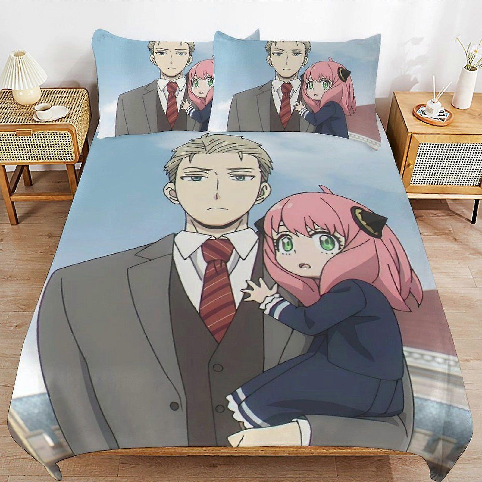 u532 SPYFAMILY Complete Bed Solution Long Thread Use Durable Zip Soft Touch Duvet Cover Sets Practicality n532