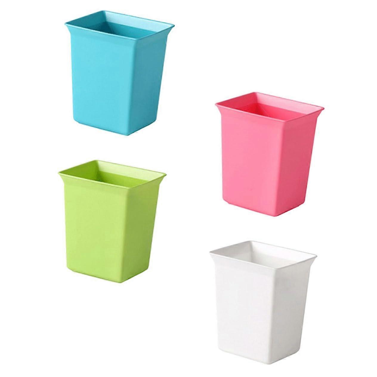 Mini Desktop Storage Box 4Piece Set, Office Desk Organizer, Sundry Bucket, Small Household Storage Bin