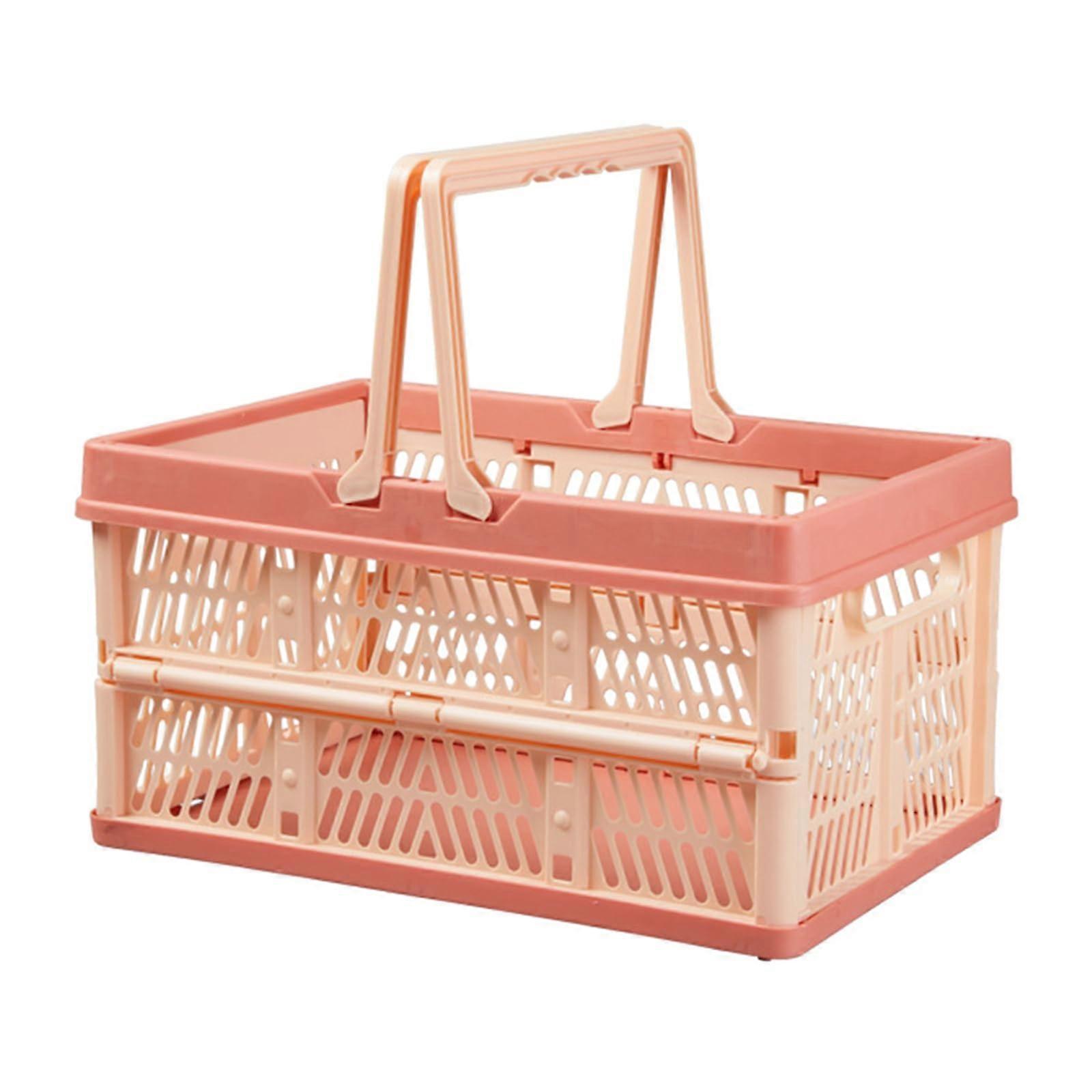 Storage Baskets Foldable With Handle 38x25.5x20 cm Storage Box Organizer For Home Organization
