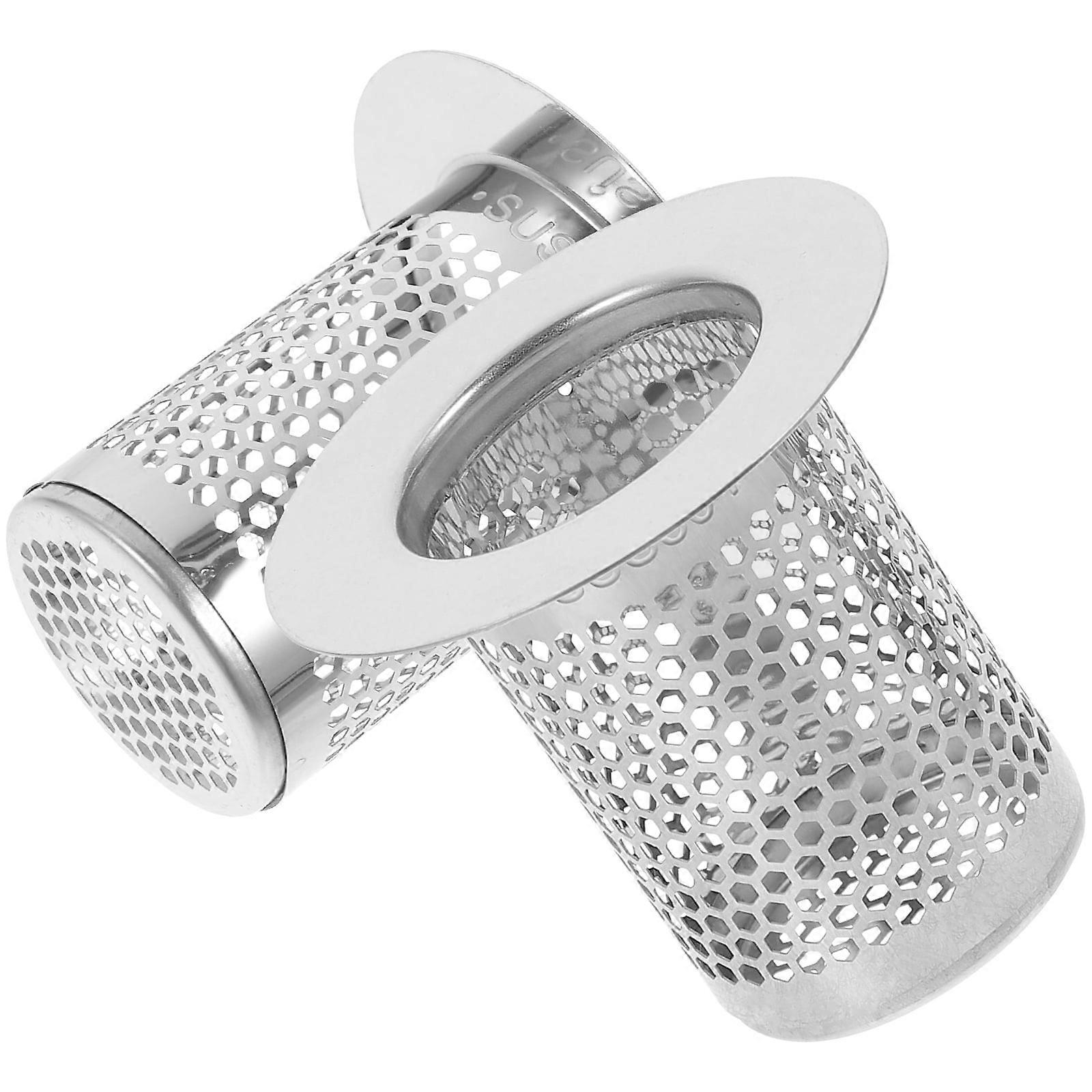 2 Pcs Filter Filters Universal Floor Drain Tool Sewer Mesh Stainless Steel