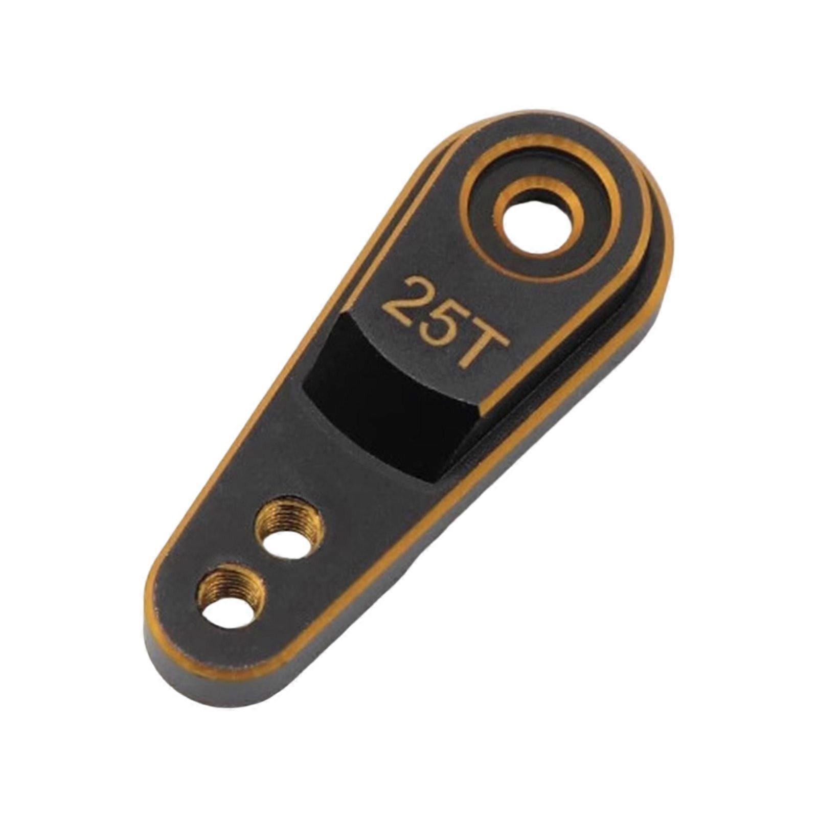 Professional Strong Aluminum Servo Arm 25T Corrosion Resistant Servo Upgrades Simple Installation for Vehicle  Red
