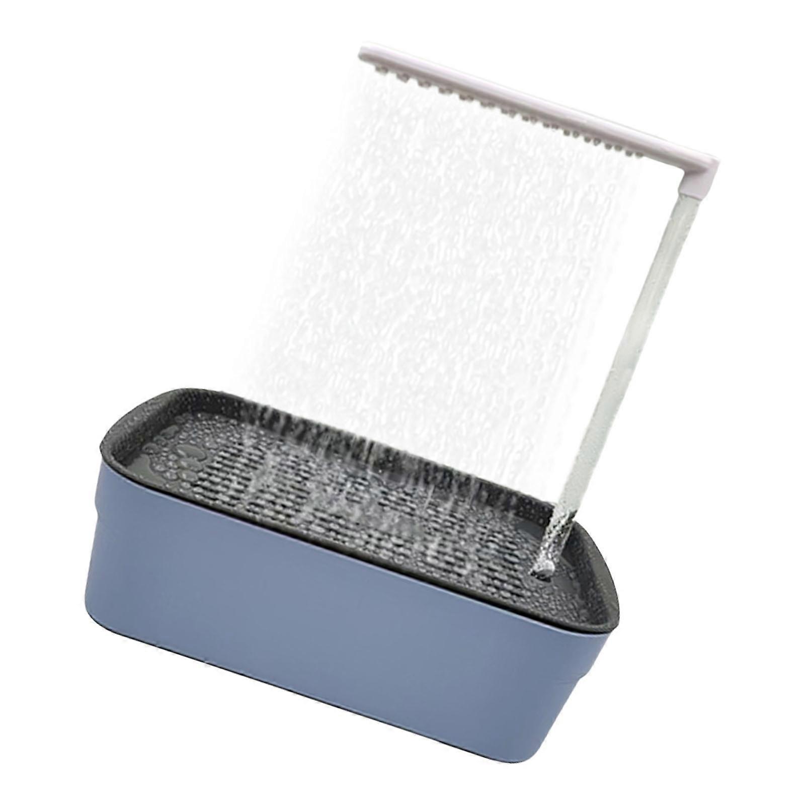 Multifunctional Bird Bathtub Auto Pumping Bird Fountain Recirculating Fountain Auto Filtering Bath Station Multicolor