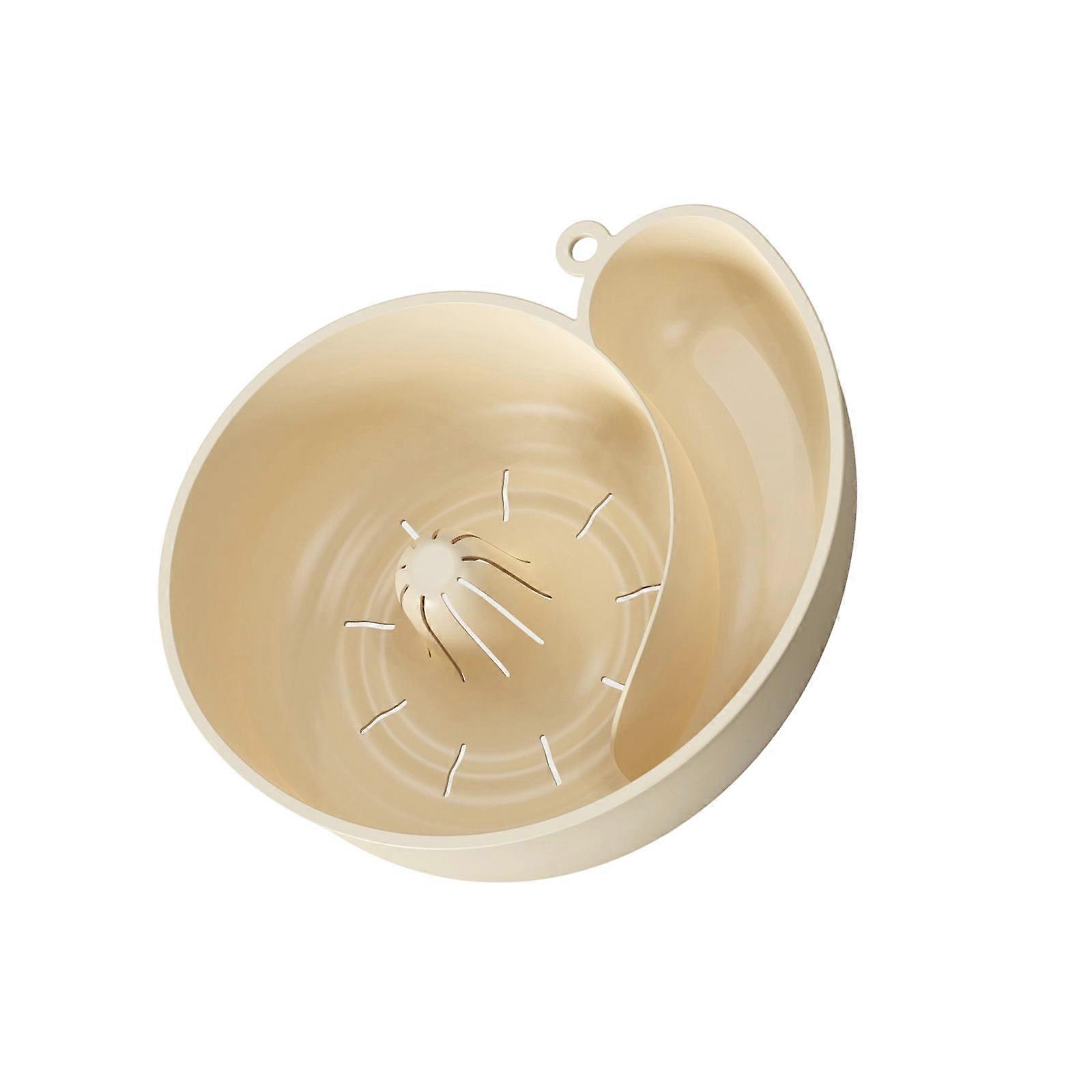 Intelligent Whelk Colander Automatic Water Filter Structure Not Toxic Substance Exemplary For Family Cooking And Outdoor Use  Milk white