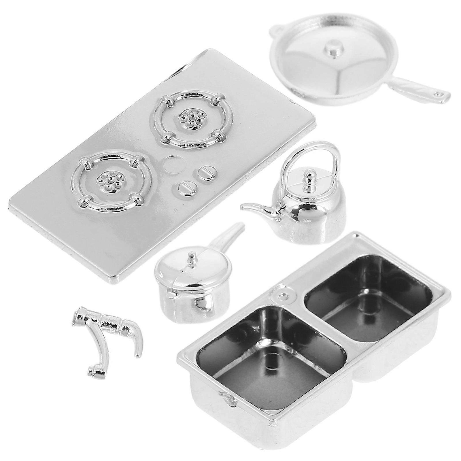 Miniature Kitchen Accessories for Decor 1Set Dollhouse Kitchen Ornaments