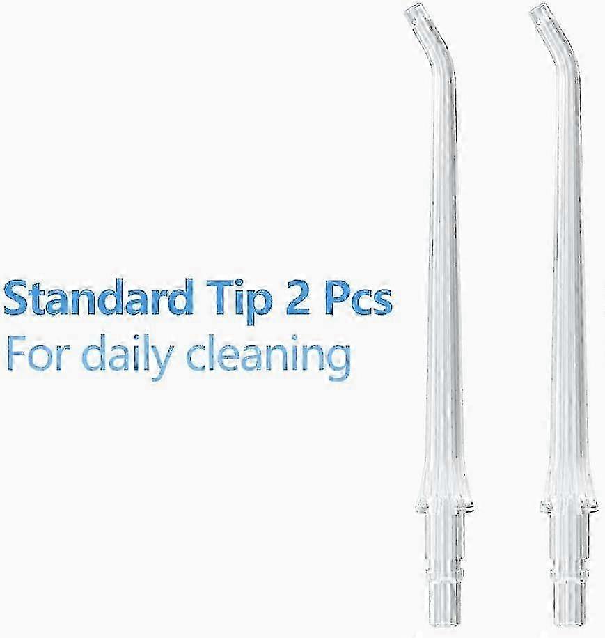 Standard Tips Replacement for Water Flosser, 2 Pcs Cleaning Accessory