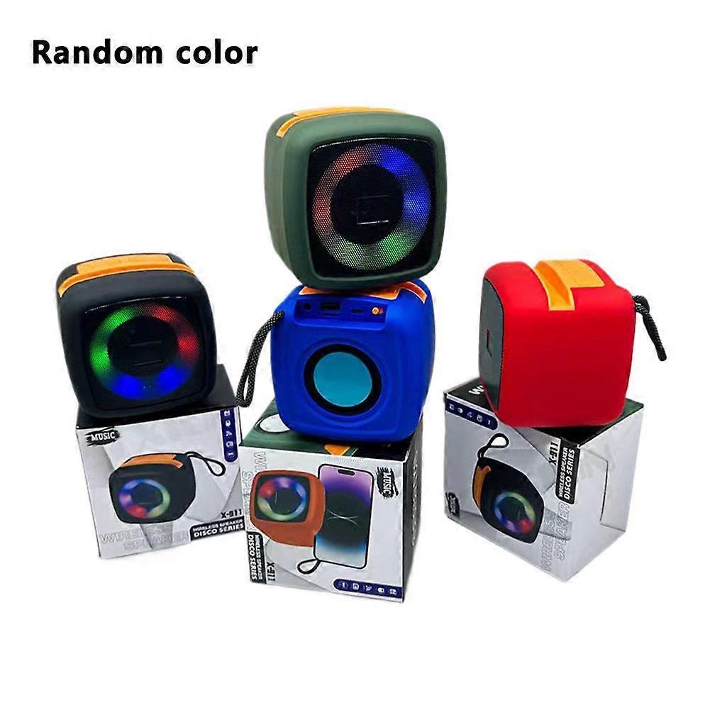 Compact Portable Bluetooth Speaker with Powerful Bass High-Volume Audio for Outdoor and Desktop Use