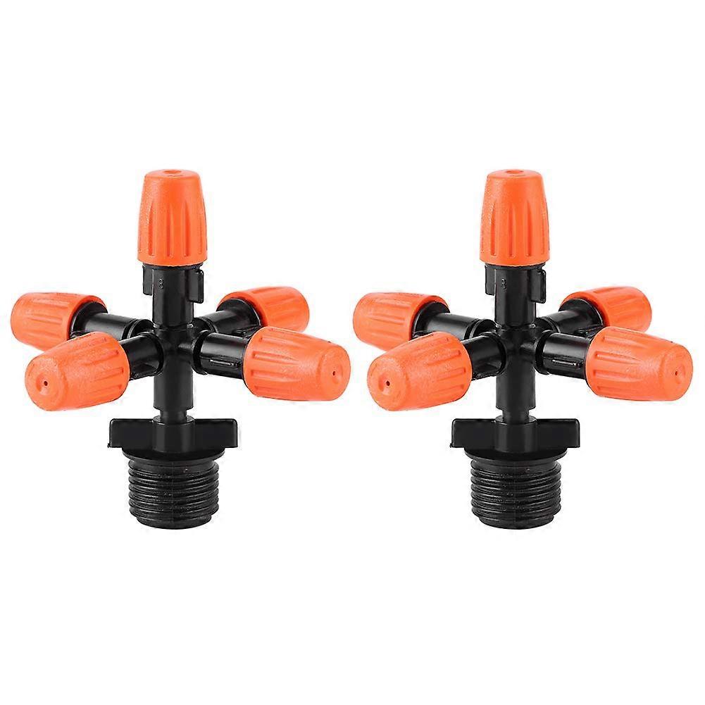 Garden Irrigation Misting Sprayer Nozzle G1/2 Male Thread Adjustable for Micro Drip Systems