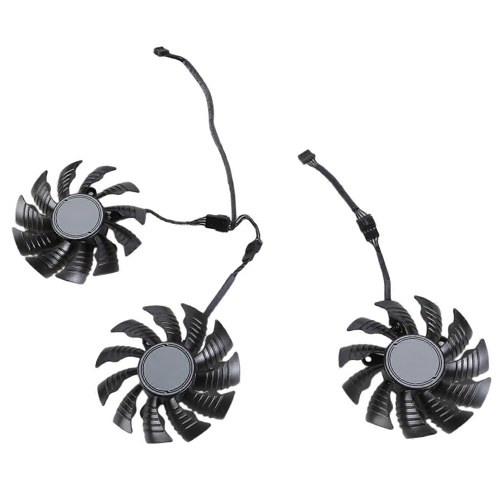 Graphics Card Cooling Fan 4pin DC12V for 3070TI 3080 3090 GAMING Effective Heat Management in Computer Systems T129215BU Multicolor