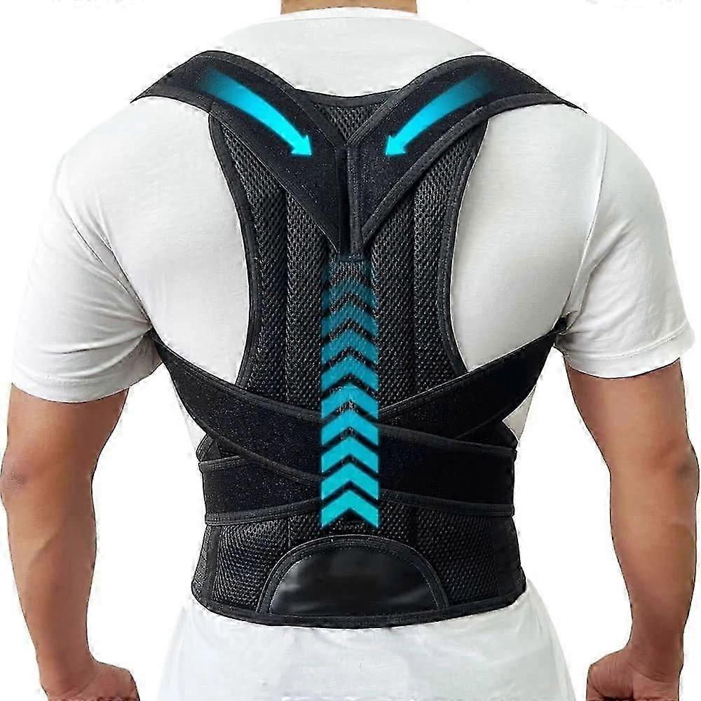 Breathable Back Brace Posture Corrector & Men, Back Straightener For Students