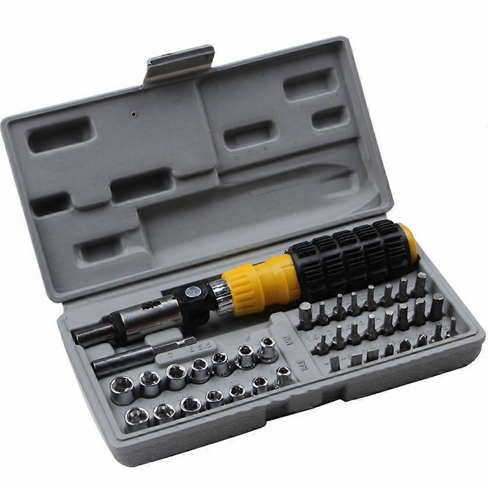 41-Piece Multifunctional Screwdriver Set Tool Screwdriver Socket Wrench Combination Socket Wrench