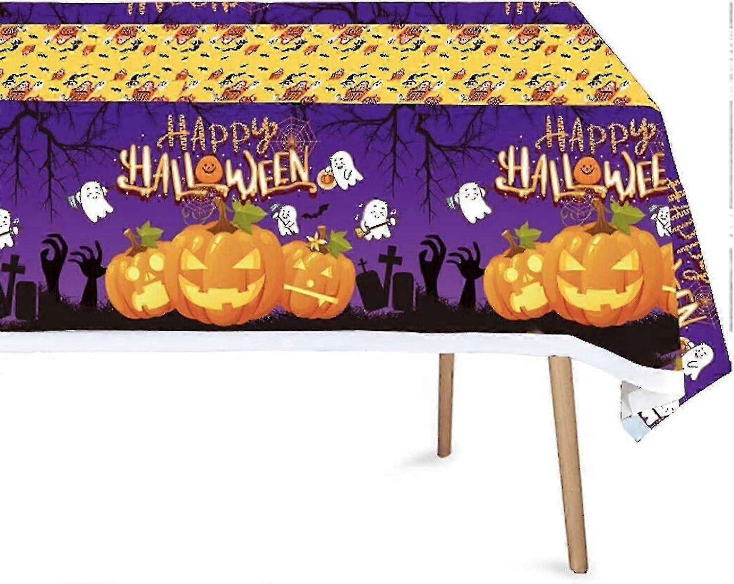 Halloween Festduk - Plast, Engangs, 108x180cm