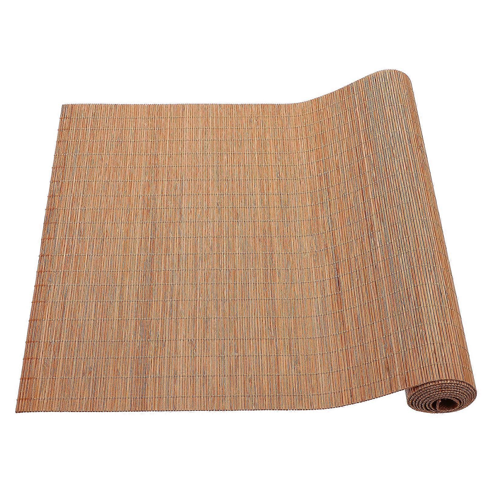 1pc Borderless Bamboo Tea Mat Table Placemat Tea Table Runner for Tea House