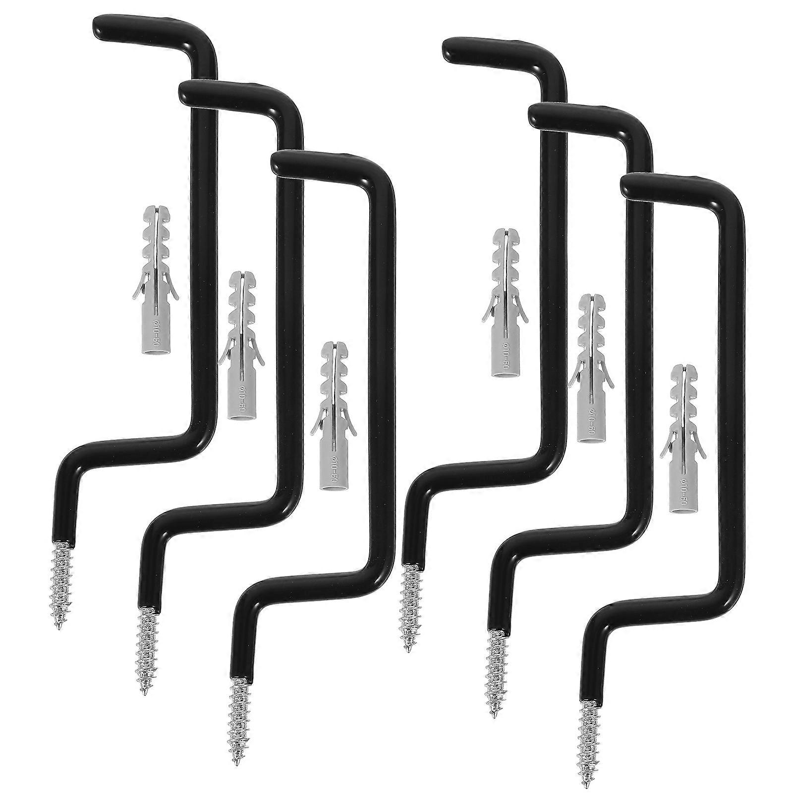 6pcs Skateboard Hanging Hook Multi-functional Storage Metal Hooks Storage Hooks