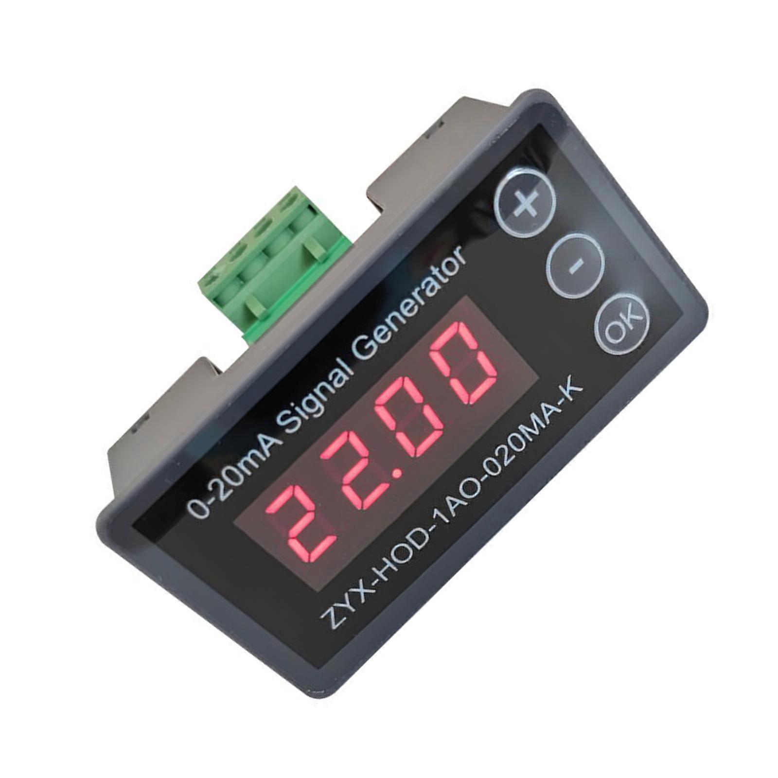 Generador de señales digitales de 0-20 mA/4-20 mA/0-10 V, ajuste de valores, corriente, voltaje, analógicos, simuladores, medición electrónica, multicolor