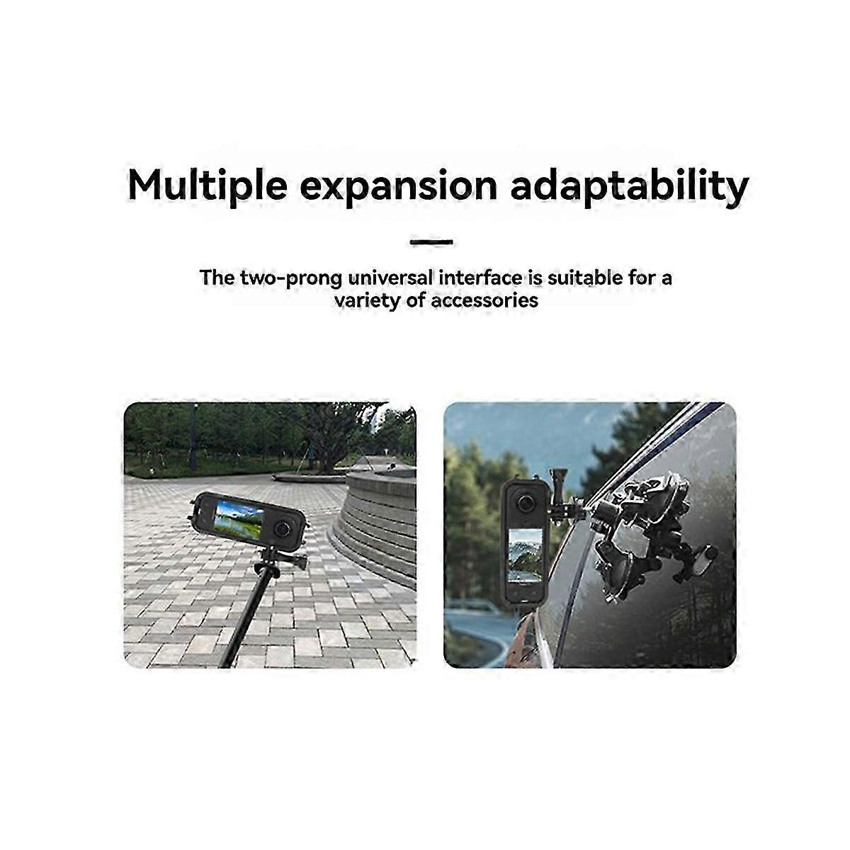 For X5 Camera Protective Case Camera Bracket Landscape Bracket Camera Accessories Black