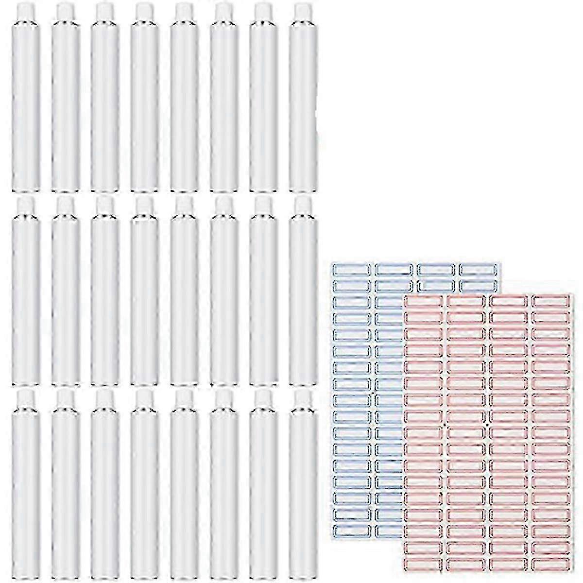 24 Pcs Empty Aluminum Paint Tubes 20 Ml Paint Tubes for Making Paint and Store Remaining Paint Acry
