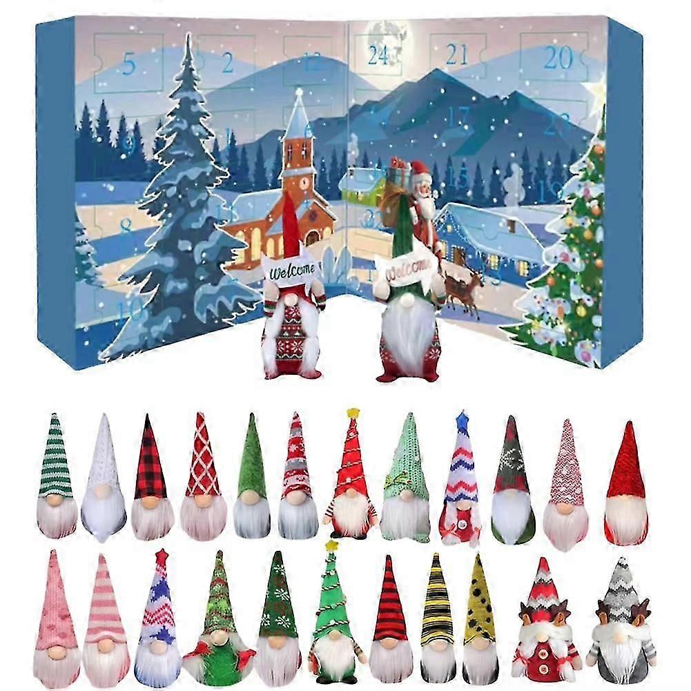 2025 Christmas Countdown Plush Gnome Holidays Advent Calendar 24 Day Christmas Advent Calendar 24 Days Xmas Countdown Calendar