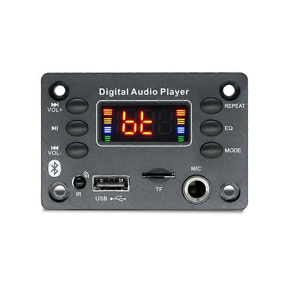 12V MP3 Player Decoder Board Bluetooth 5.0 Car FM Radio Module TF USB 6.5mm WMA Player Decoder