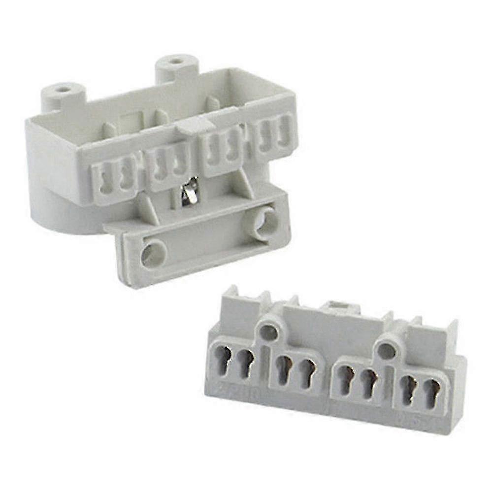 m Connector 250 V 2g11 Tube 2 A Lamp Base White Socket Adapter Light