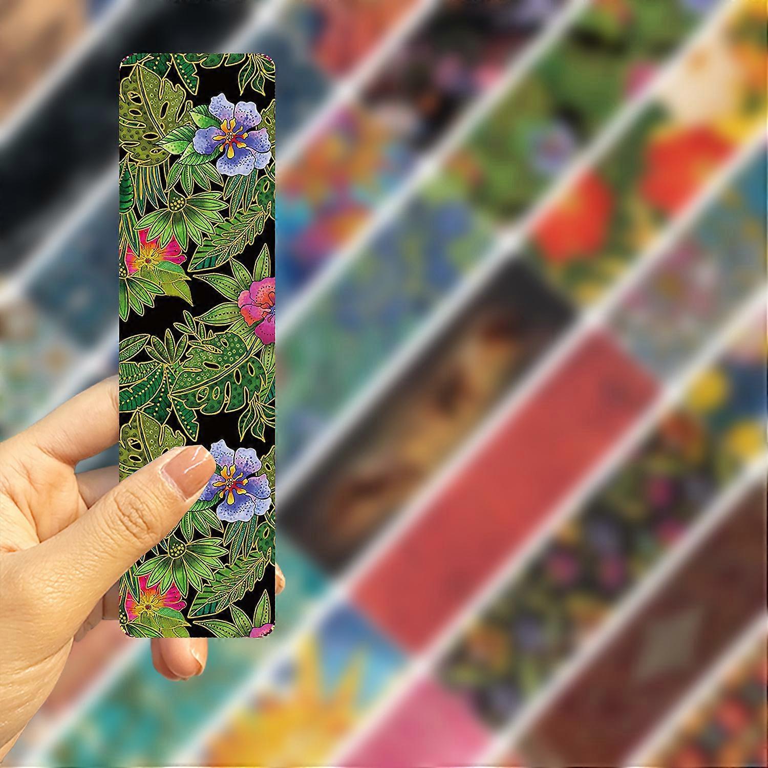 30 Artistic Oil Paintings Series: Simple Journaling and Creative Materials, Ins-Style Reading Paper Bookmarks, DIY Decorations