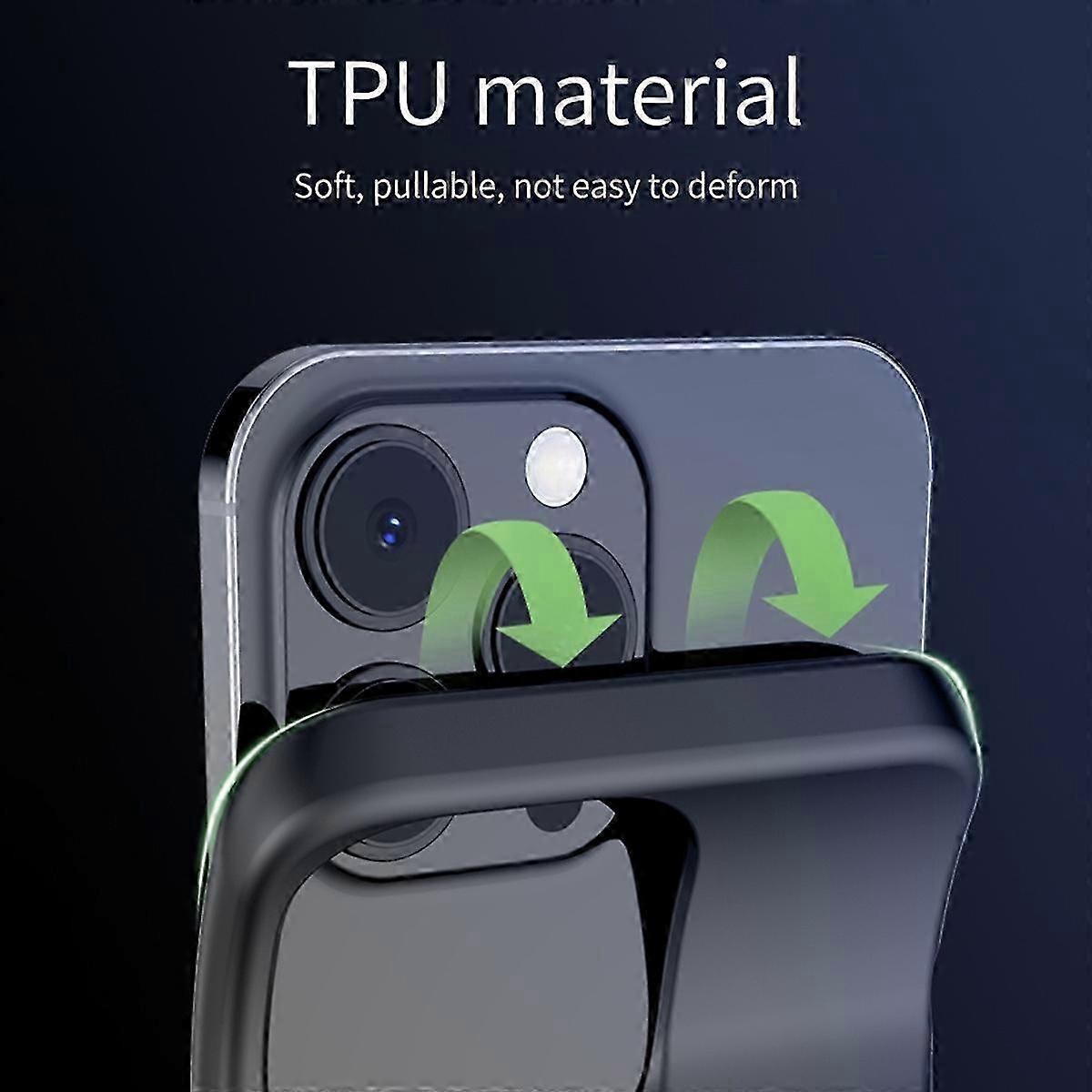 C88 iPhone 13 Pro Max 8500mAh Rechargeable Battery Case,TPU/ABS Charging Shell with MagSafe,Audio