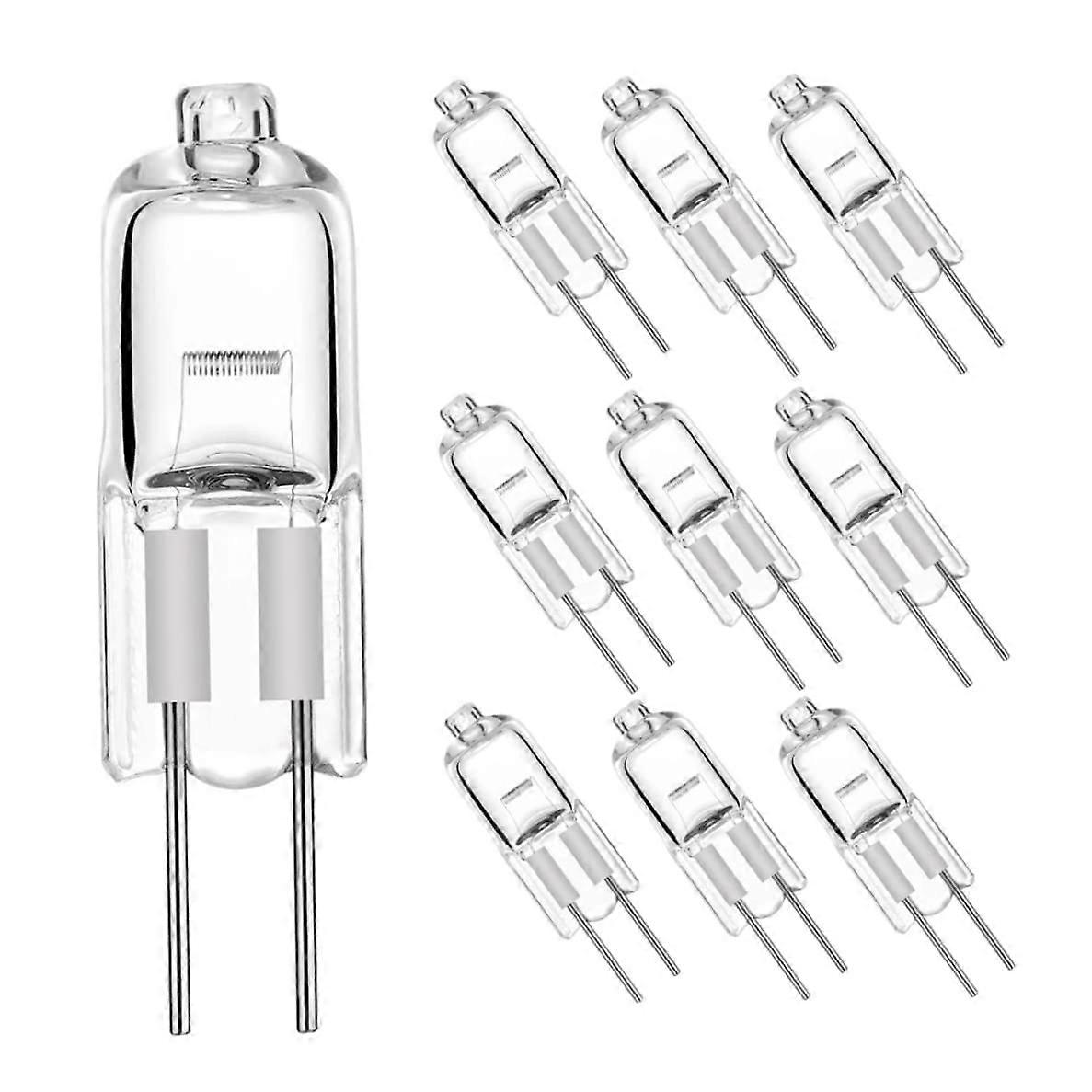 G4 Bulb 10Pack Halogen G4 Bulbs 12V 20W 2Pin White Capsule Replacement