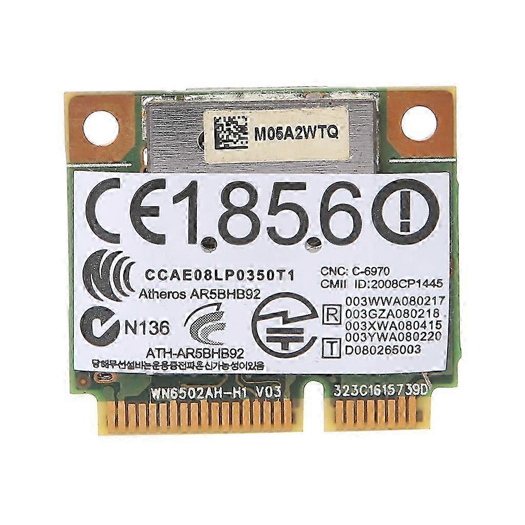 Atheros AR9280 AR5BHB92 Dual Band 2.4G 5G 300M WiFi Wireless Half Mini PCI-E Card For for Linux Hackintosh Win10