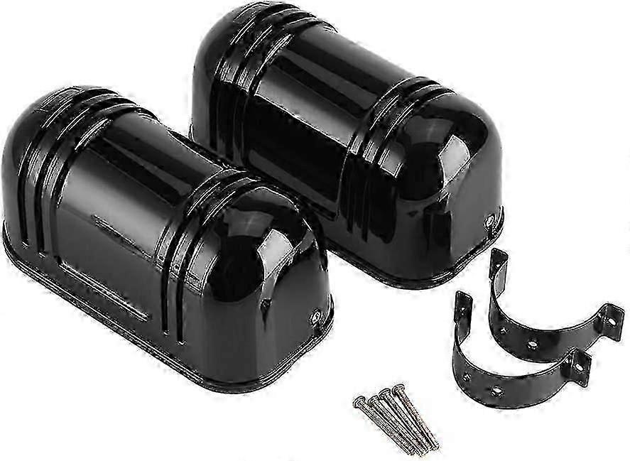 Dual Beam Photoelectric Infrared Sensor Barrier Detector 100M Alarm Tamper Alarm Output for Park Courtyard Gate Door Window Burglar Alarm System